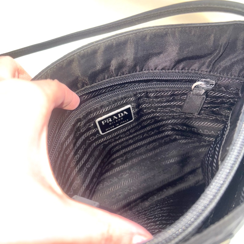 Prada 經典黑色尼龍托特包 Nylon tote bag 單肩包 手提包 23cm-18