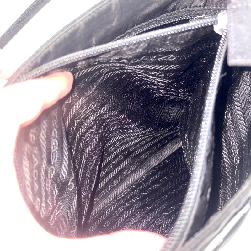 Prada 經典黑色尼龍托特包 Nylon tote bag 單肩包 手提包 23cm-26