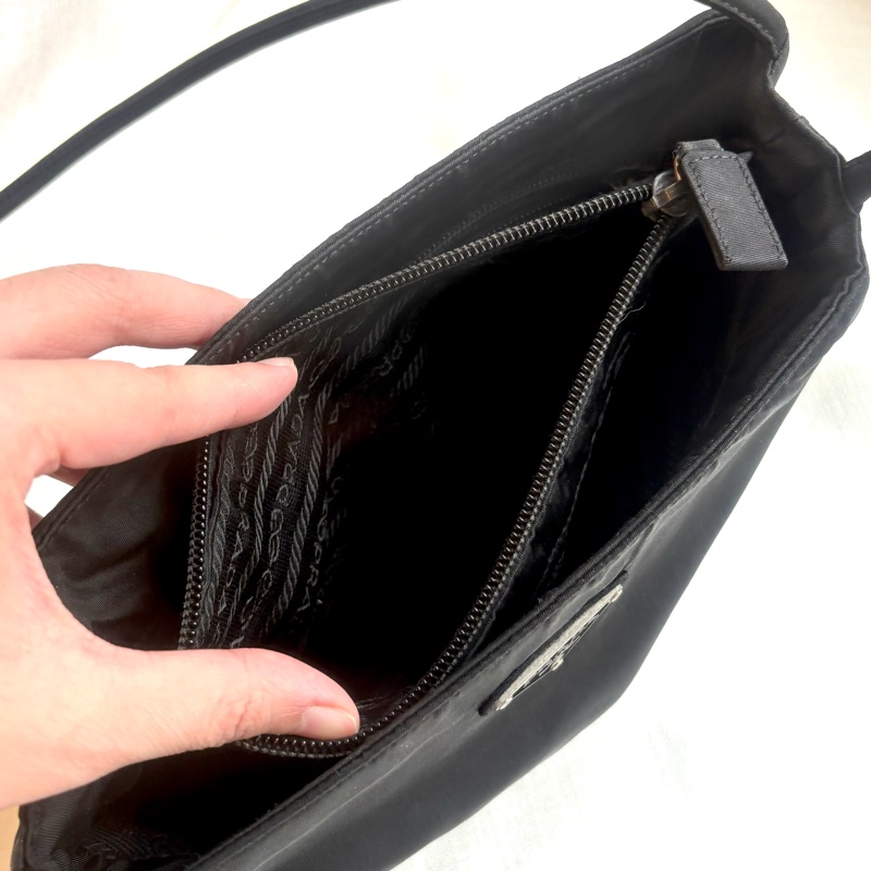 Prada 經典黑色尼龍托特包 Nylon tote bag 單肩包 手提包 23cm-35