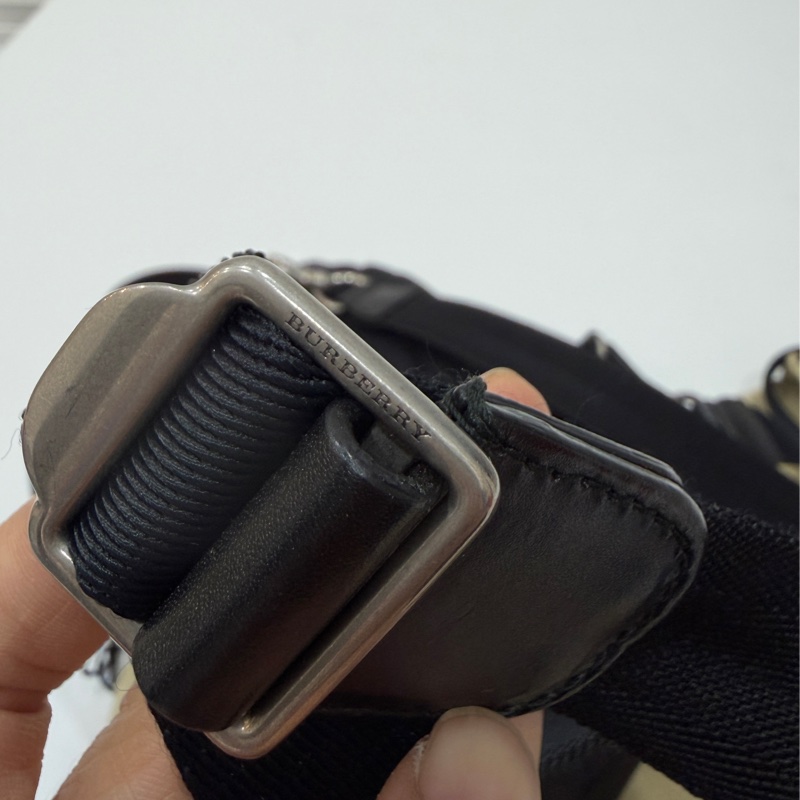 BURBERRY  THE RUCKSACK 黑色 尼龍 戰馬 LOGO mini 後背包 雙肩包 斜背包-22