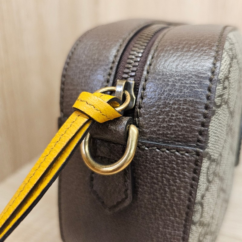 [新年到優惠經典相機包😳] Gucci老花虎頭綠紅綠背帶拉鏈相機包-3