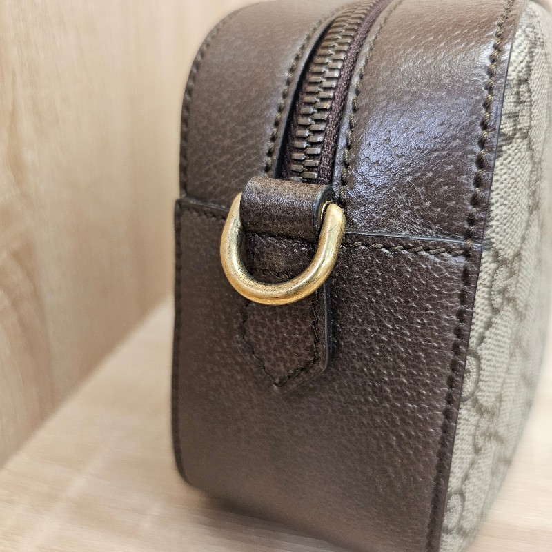 [新年到優惠經典相機包😳] Gucci老花虎頭綠紅綠背帶拉鏈相機包-6