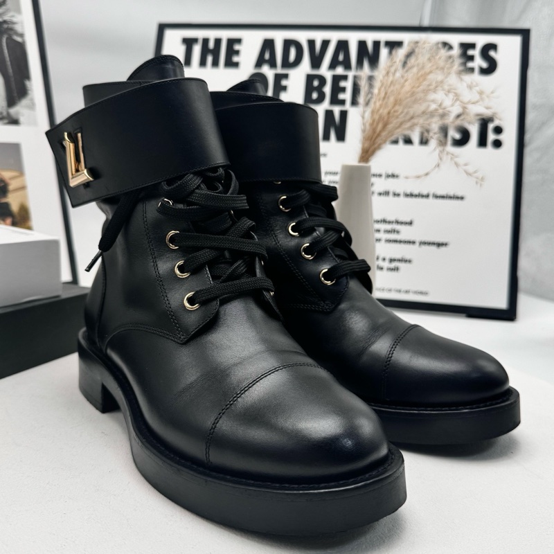 97新LV路易威登 wonderland黑金短靴 36碼 無附件-3