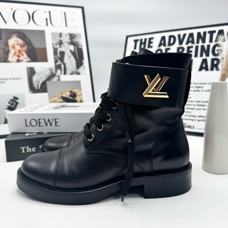 97新LV路易威登 wonderland黑金短靴 36碼 無附件-5