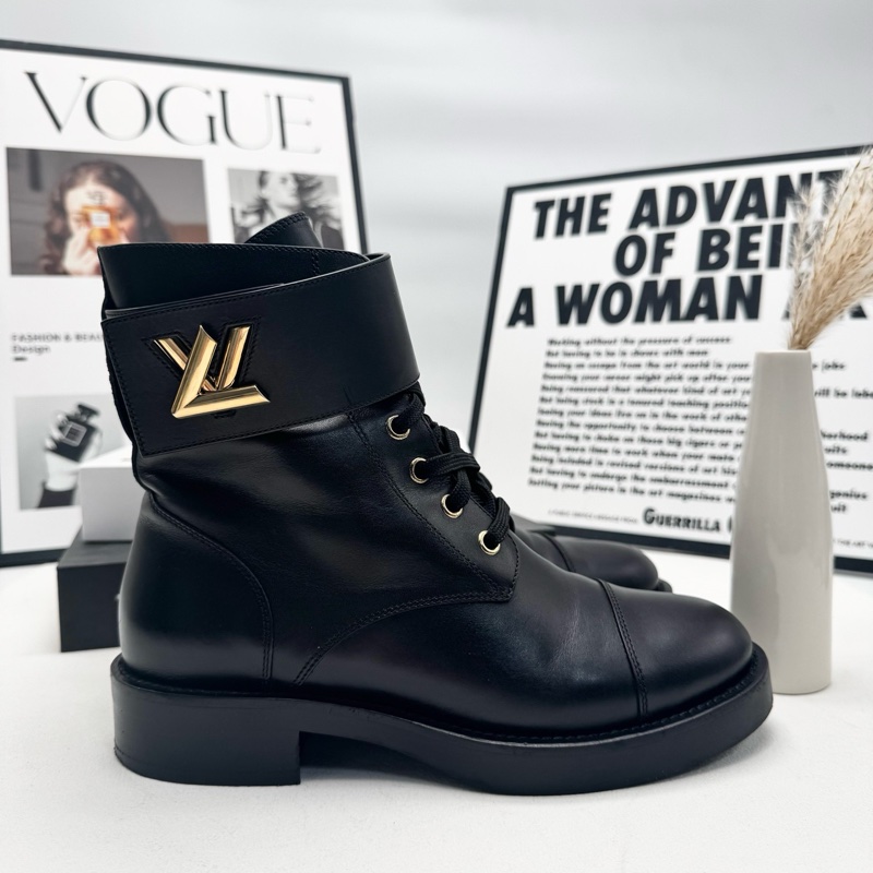 97新LV路易威登 wonderland黑金短靴 36碼 無附件-6