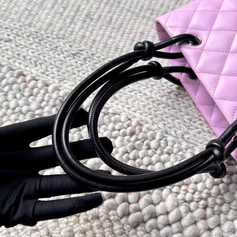 Chanel 粉色康鵬菜籃子-2