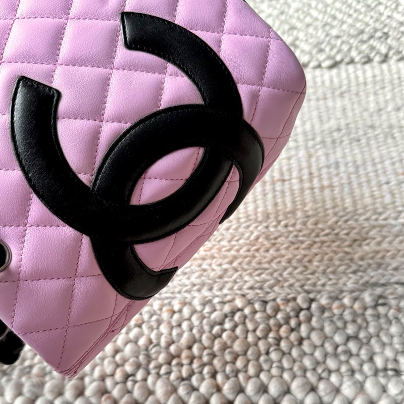 Chanel 粉色康鵬菜籃子-7