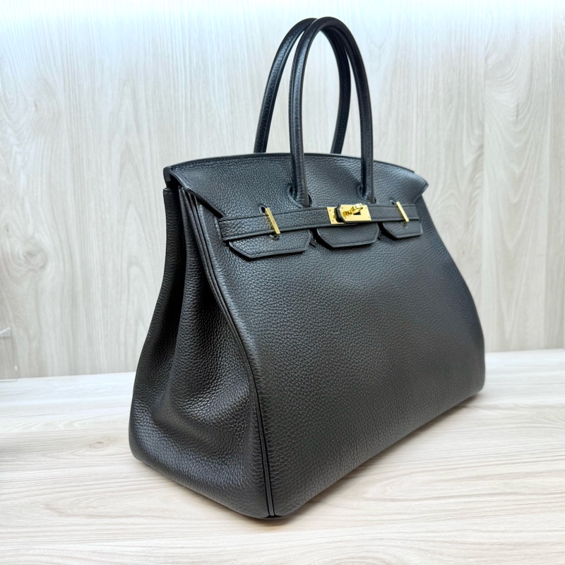 HERMES 89Noir黑金TOGO皮Birkin35-3