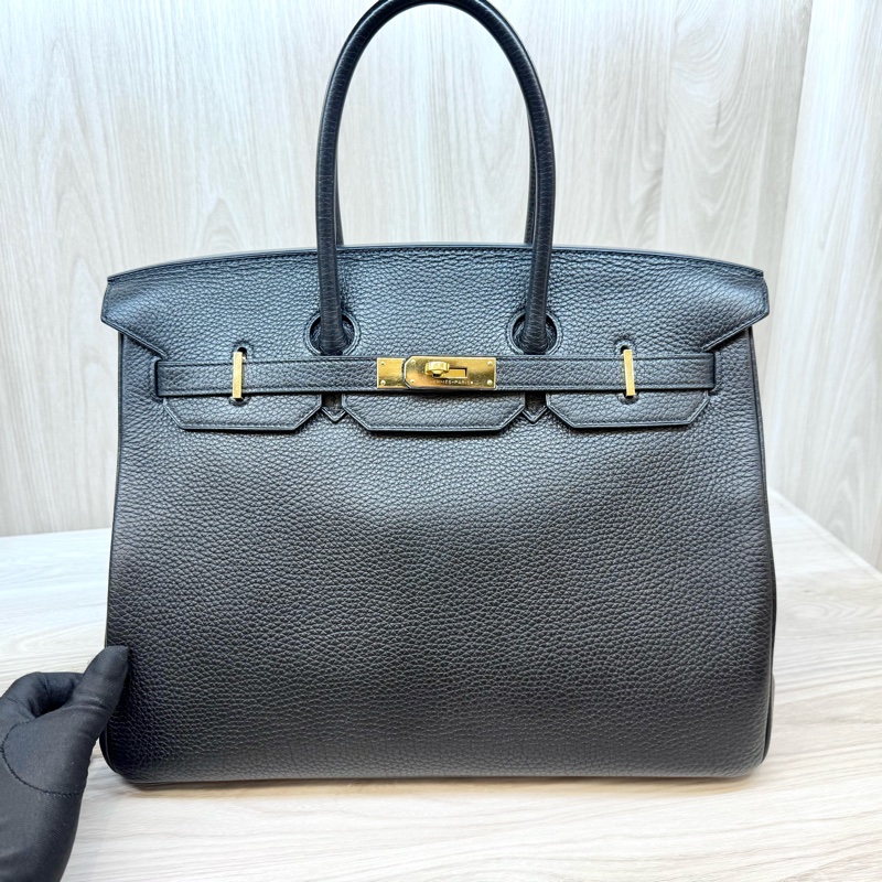 HERMES 89Noir黑金TOGO皮Birkin35-6