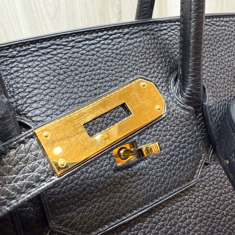 HERMES 89Noir黑金TOGO皮Birkin35-25