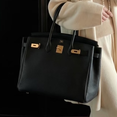 HERMES 爆款✨89Noir黑金TOGO皮Birkin35