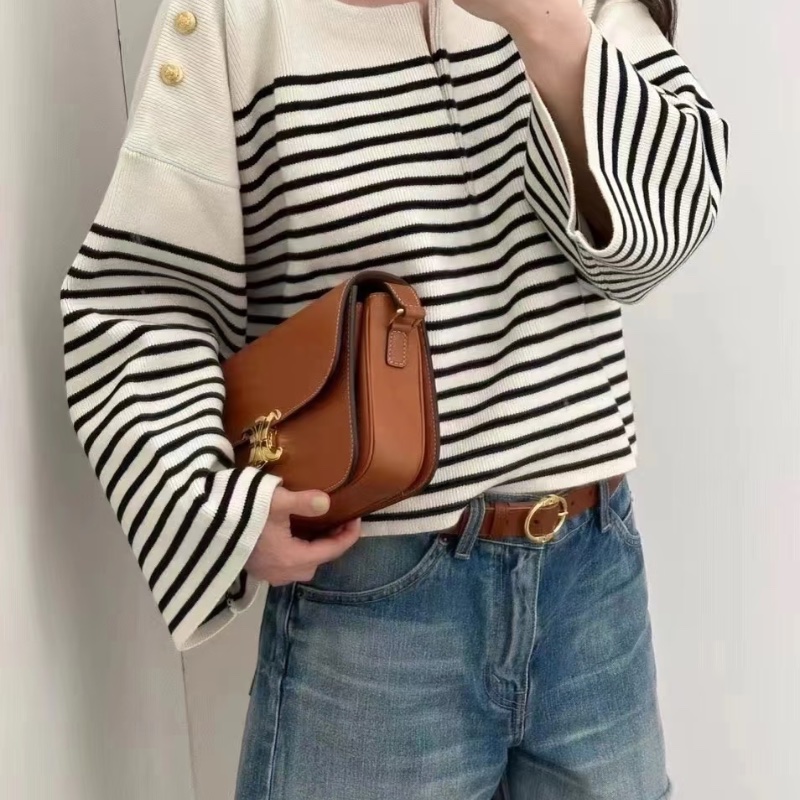 ❤️CELINE 條紋針織上衣 明星同款-3