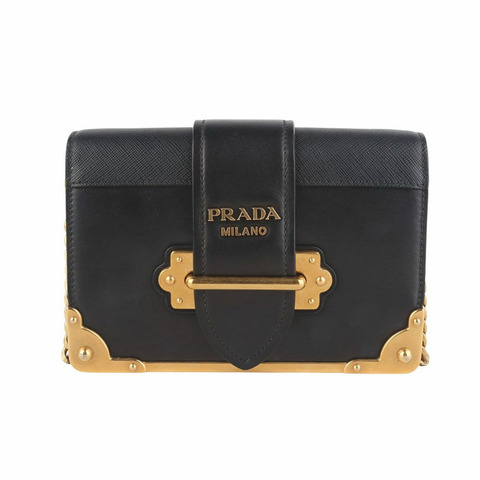 【包稅】PRADA Saffiano Cahier 迷你鏈條斜背包 35887-1