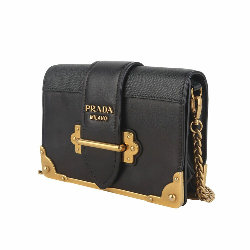 【包稅】PRADA Saffiano Cahier 迷你鏈條斜背包 35887-1-1