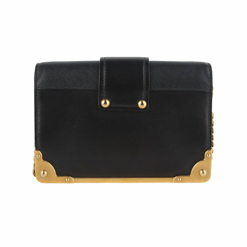 【包稅】PRADA Saffiano Cahier 迷你鏈條斜背包 35887-1-2