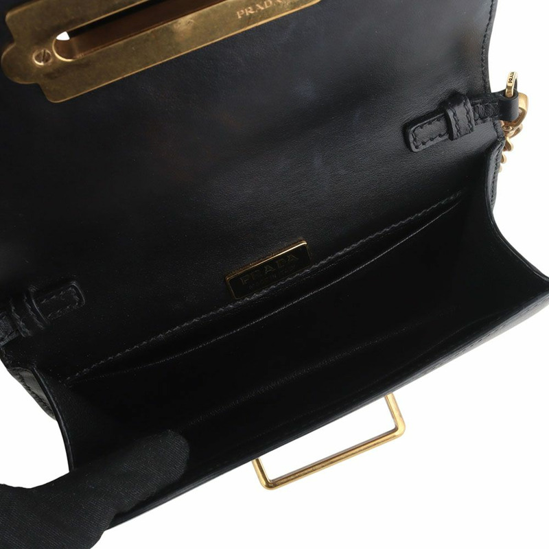 【包稅】PRADA Saffiano Cahier 迷你鏈條斜背包 35887-1-6