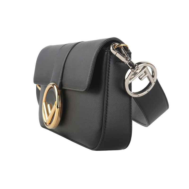 【包稅】FENDI 8BR600 金色圓形標誌法棍包 35889-3-1