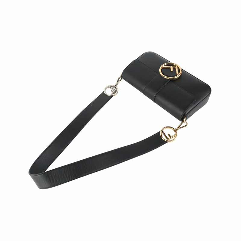 【包稅】FENDI 8BR600 金色圓形標誌法棍包 35889-3-3