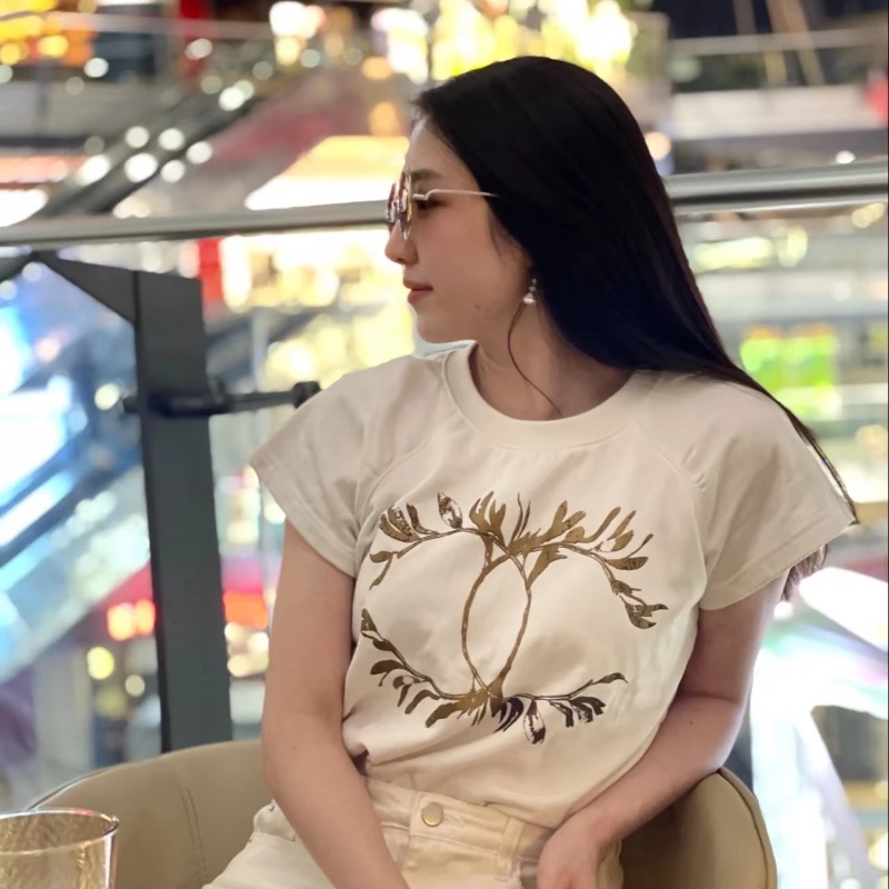 ❤️CHANEL 希臘係列 雙C T恤-1
