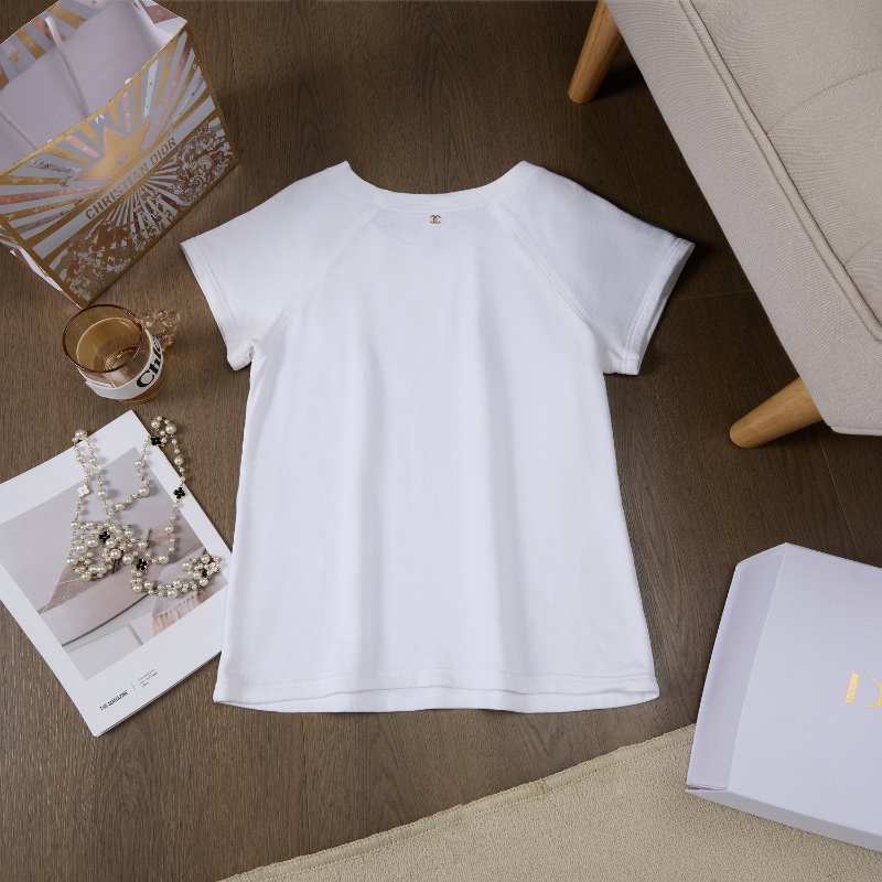 ❤️CHANEL 希臘係列 雙C T恤-9