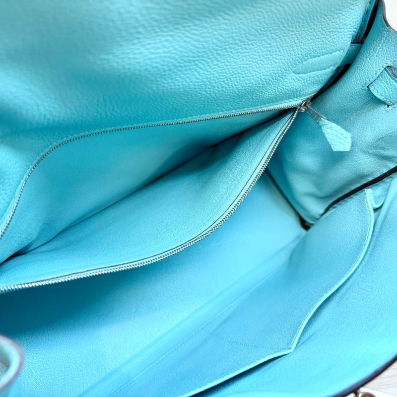 hermes 3P環礁藍銀釦Togo皮kelly32-9