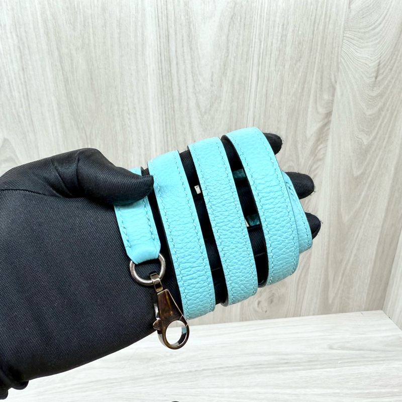 hermes 3P環礁藍銀釦Togo皮kelly32-12