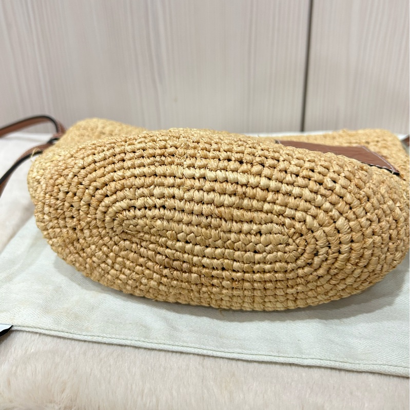 LOEWE 夏日草編包 竹編包-6