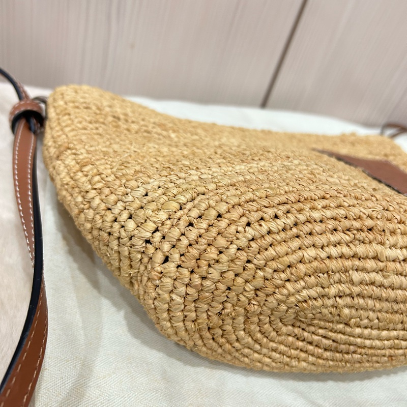 LOEWE 夏日草編包 竹編包-8