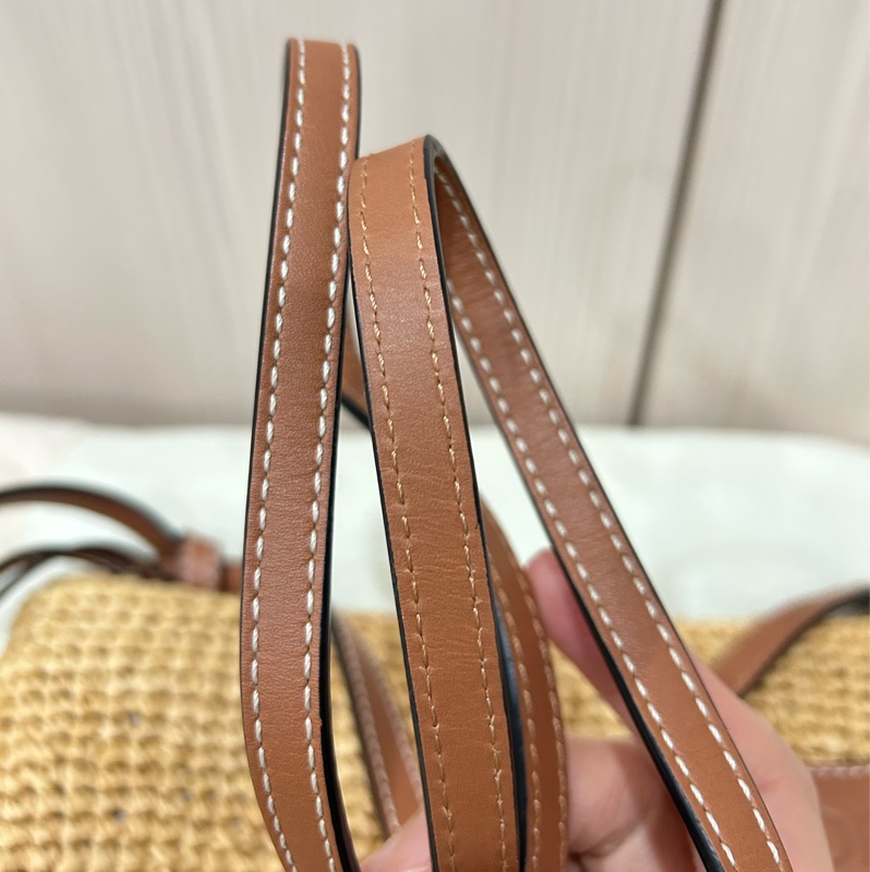LOEWE 夏日草編包 竹編包-11