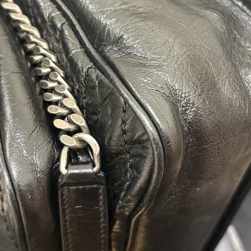 YSL✨Saint Laurent Niki 黑銀 中號 新款 D扣 肩背包 斜背包-4