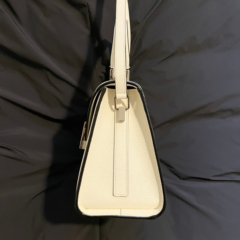 Valextra Iside Mini 米白色／義大利愛馬仕-11