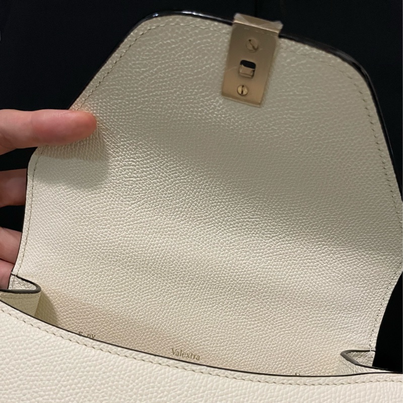 Valextra Iside Mini 米白色／義大利愛馬仕-14