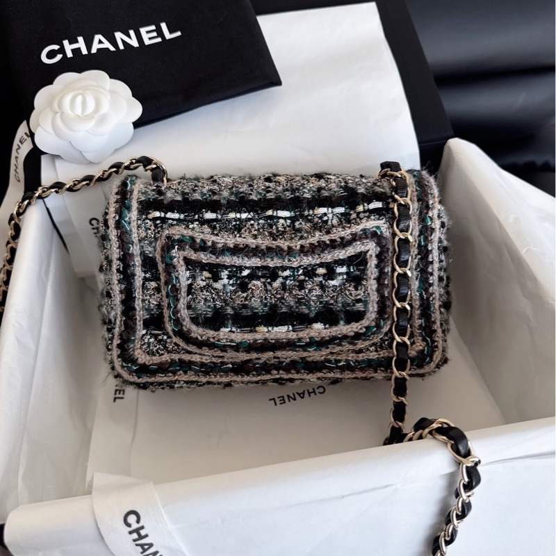Chanel 編織 CF 大 Mini-1