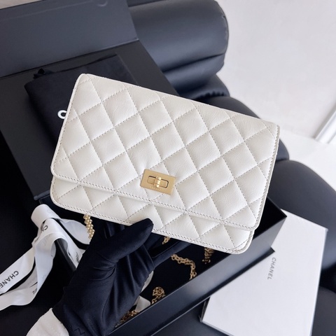 Chanel 白金 2.55 扣 WOC