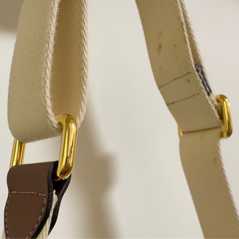 BURBERRY 巴寶莉 Horseferry印花帆布Note 斜背包 米白-4