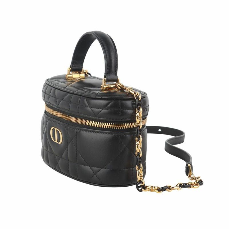 【包稅】DIOR S5198UDAX 鍍金 Caro 化妝迷你斜背包 35900-1-1