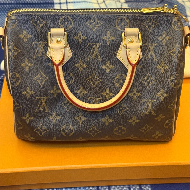 <95成新>LV speedy25細背袋 所有配件如圖 （只背過一次）-5