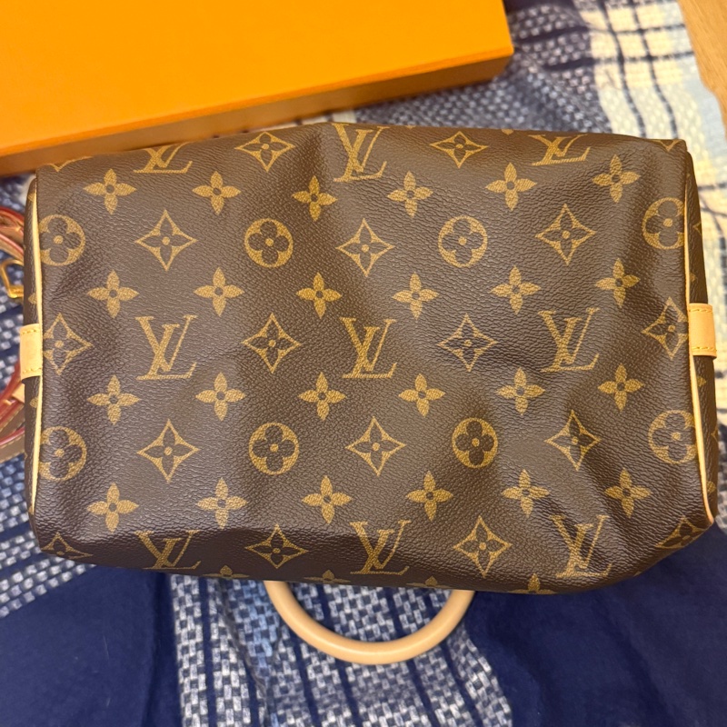 <95成新>LV speedy25細背袋 所有配件如圖 （只背過一次）-7
