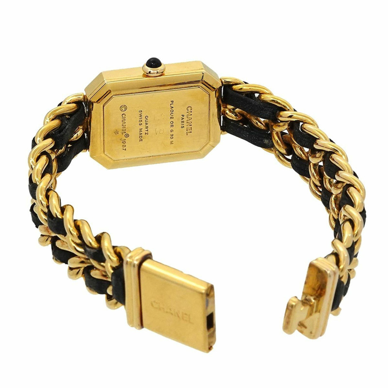 香奈兒 Premiere 女士腕錶，L 碼，H0001，黑金配色，石英機芯-3