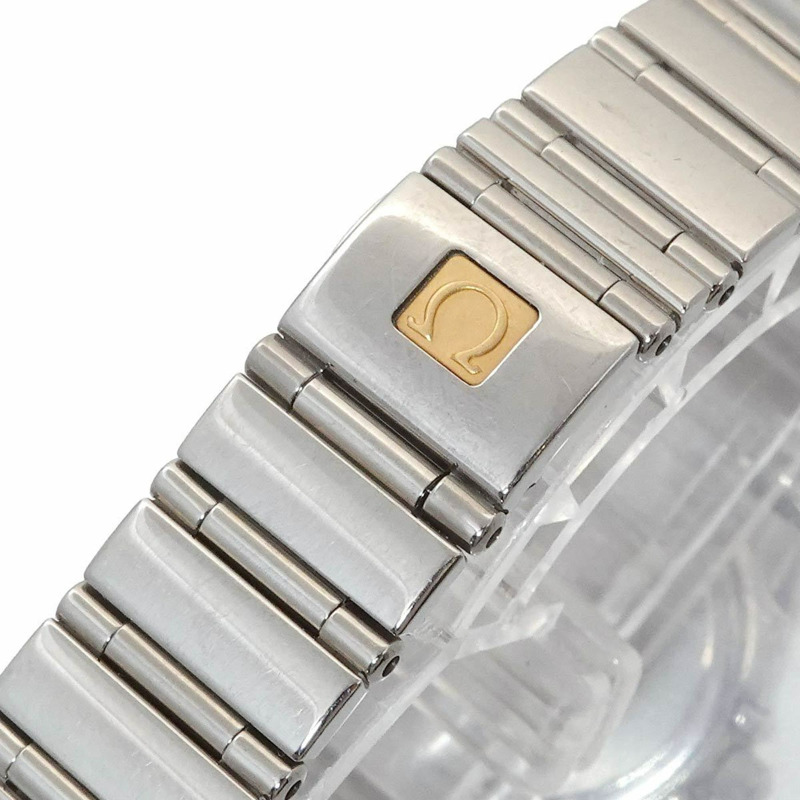 歐米茄星座系列迷你鳶尾花1460女錶，79鑽錶圈，白色錶殼，石英機芯-6