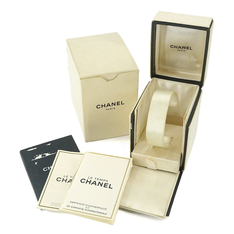 香奈兒 Matelasse H0009 女士黑色石英腕錶-1