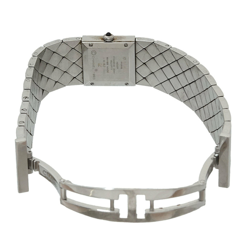 香奈兒 Matelasse H0009 女士黑色石英腕錶-4