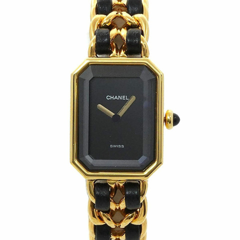 香奈兒 (CHANEL) Premiere 女士腕錶，S 碼，H0001，黑金配色，石英機芯