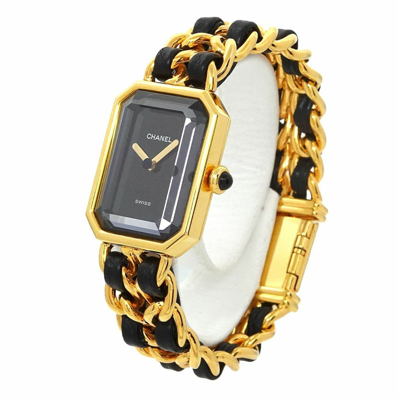 香奈兒 (CHANEL) Premiere 女士腕錶，S 碼，H0001，黑金配色，石英機芯-2