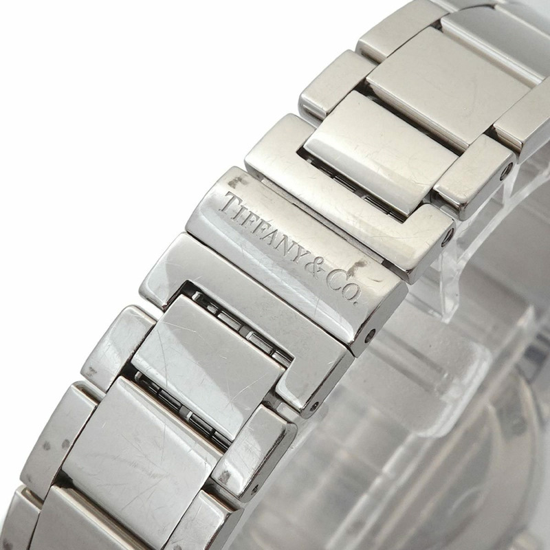 Tiffany & Co.) Atlasdome 35188576 女士粉紅日期石英腕錶-6