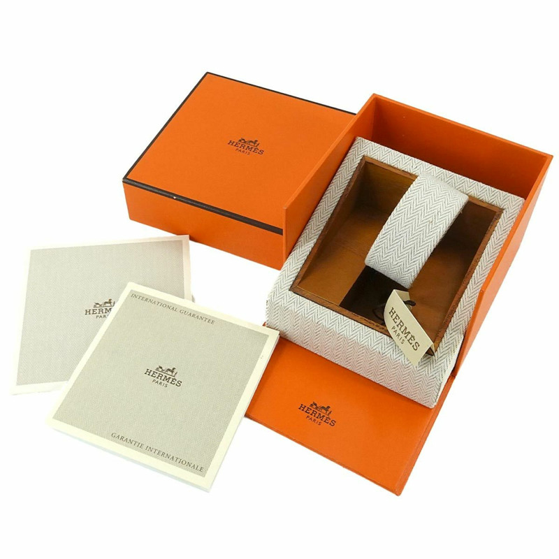 愛馬仕 Kelly 女士腕錶，金色和黑色石英錶盤，帶 Cadena 錶帶-1