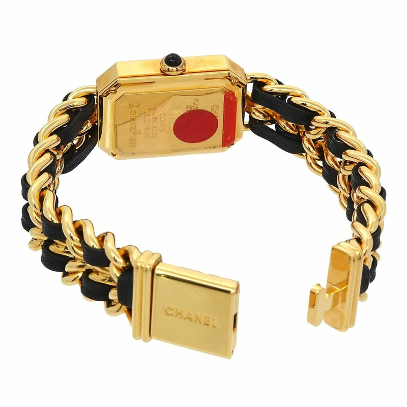 香奈兒 (CHANEL) Premiere 女士腕錶，M 碼，H0001，黑金配色，石英機芯-3