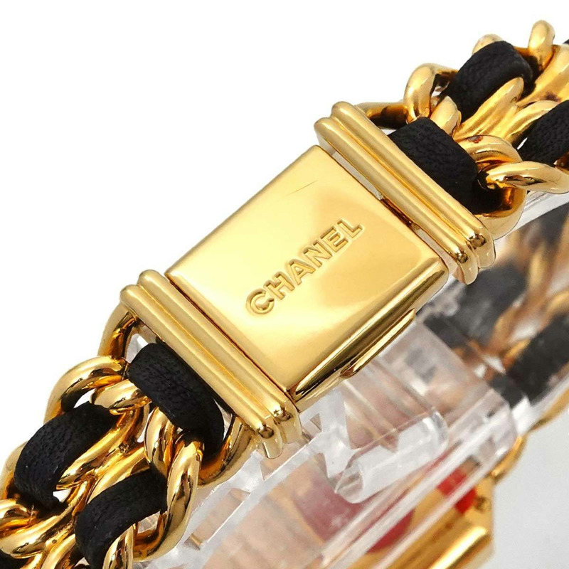 香奈兒 (CHANEL) Premiere 女士腕錶，M 碼，H0001，黑金配色，石英機芯-5