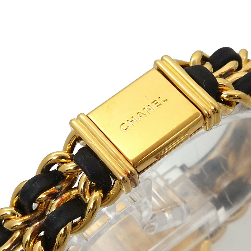 香奈兒 (CHANEL) Premiere 女士腕錶，M 碼，H0001，黑金配色，石英機芯-5