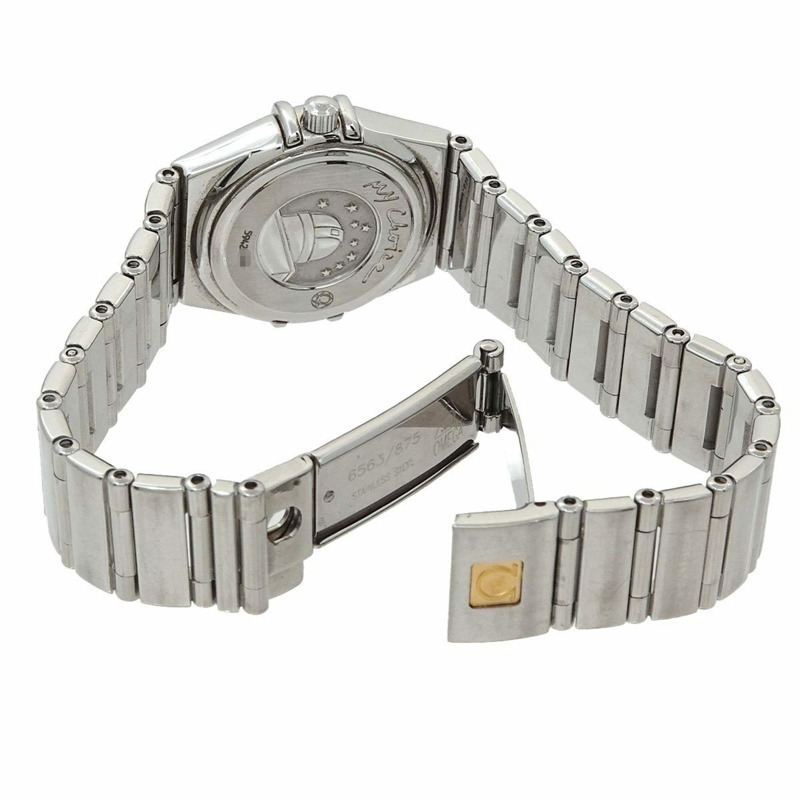 歐米茄星座系列迷你款 My Choice 1561 61 女士粉紅石英腕錶-3